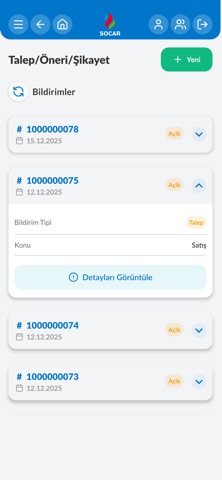 SOCAR Customer Portal iPhone screenshot