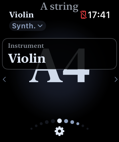 WatchTune - Instrument Tuner screenshot 4