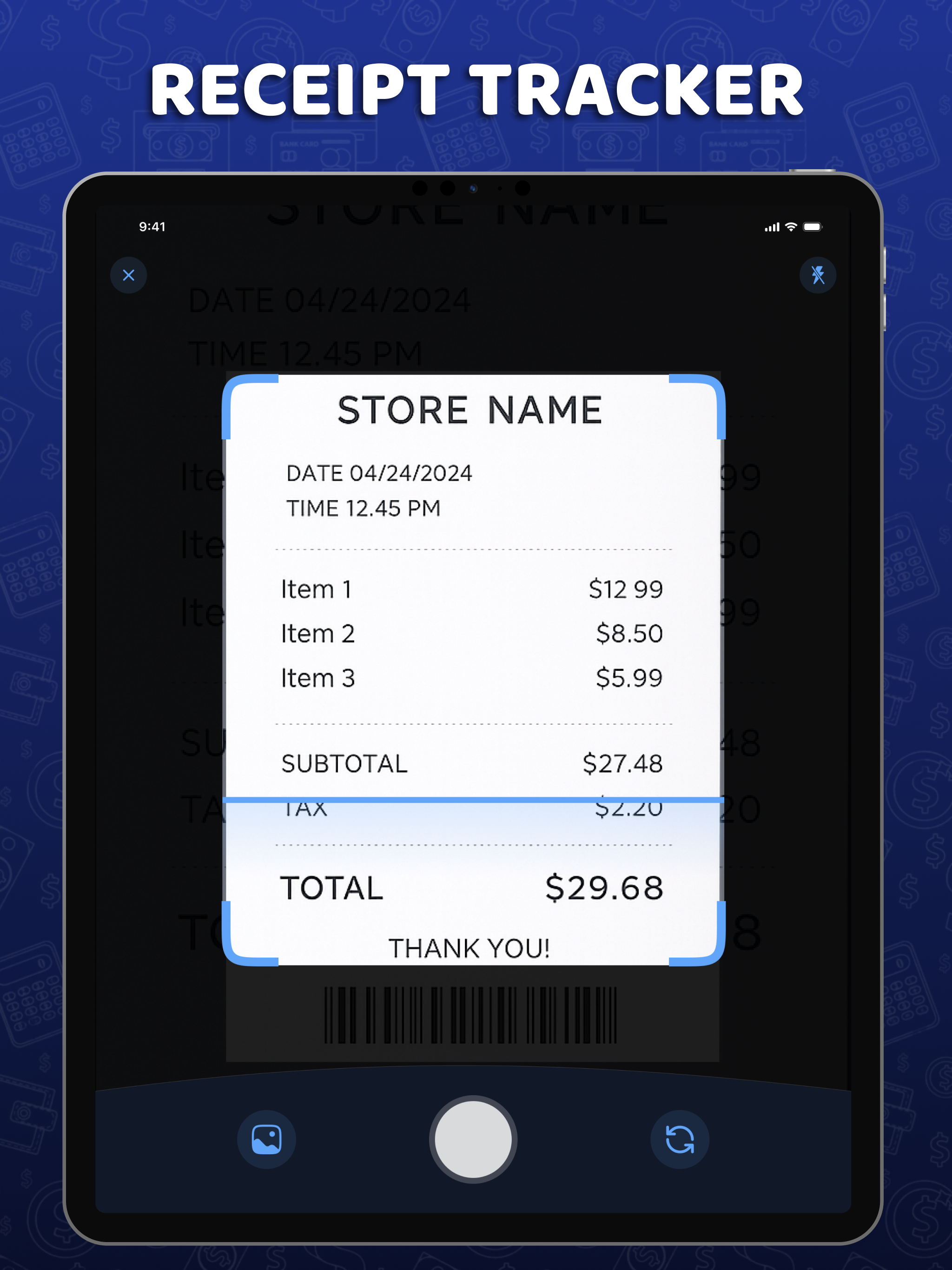 Easy Receipt Tracker