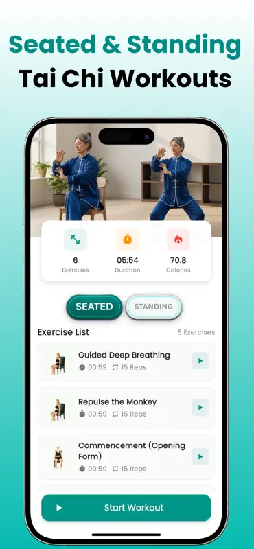 Tai Chi Walking : GentleFit screenshot 7 of 8