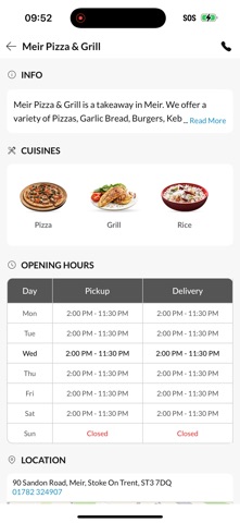 Meir Pizza and Grill iPhone screenshot
