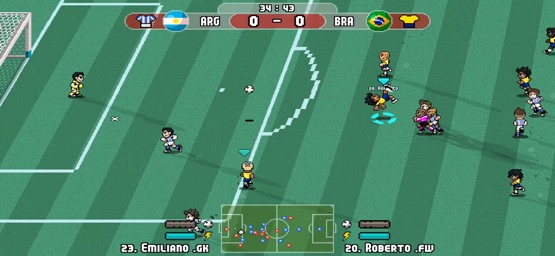 Screenshot of Pixel Cup Soccer - Ultimate