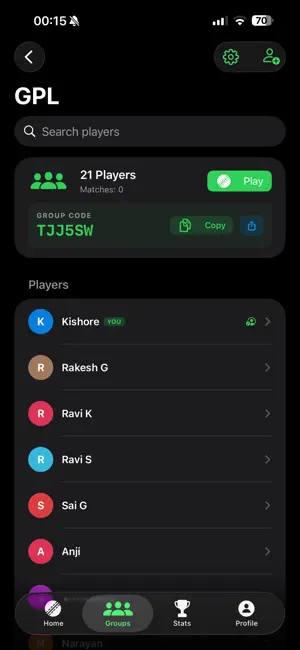 GullyScore - Cricket Scorer screenshot 2