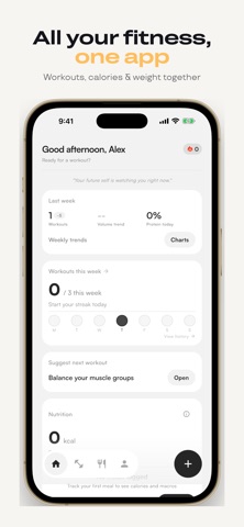 Better: Gym & Calorie Tracker Screenshot 1 of 7