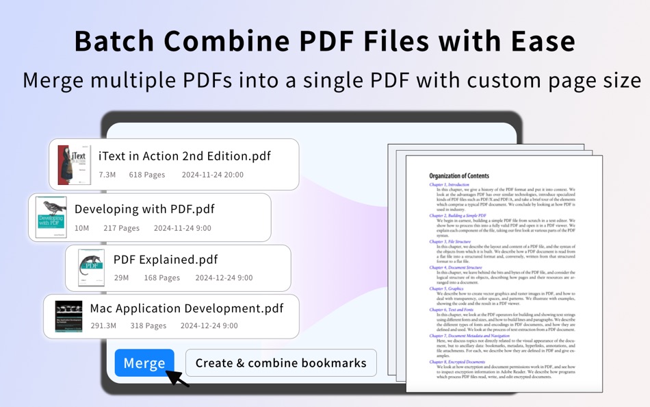 #3. Organize PDF Page Editor-Merge (macOS) 由: 璇 杨