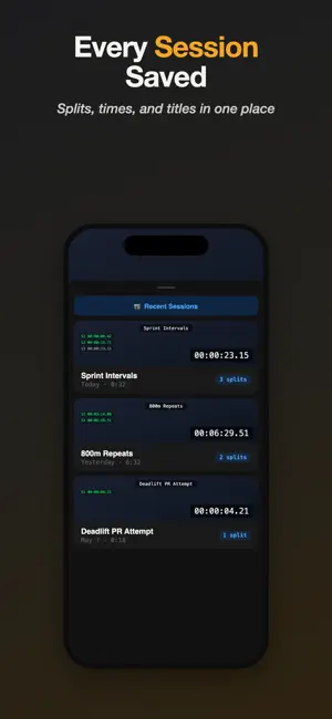 Video Timer — Coach Stopwatch screenshot 1