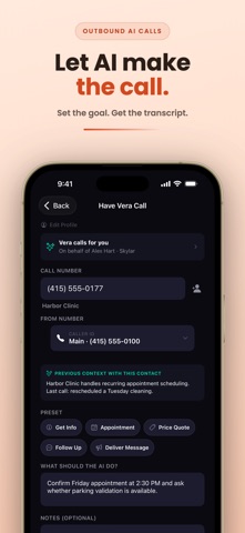 VeraDial - AI Receptionist Screenshot 6 of 10