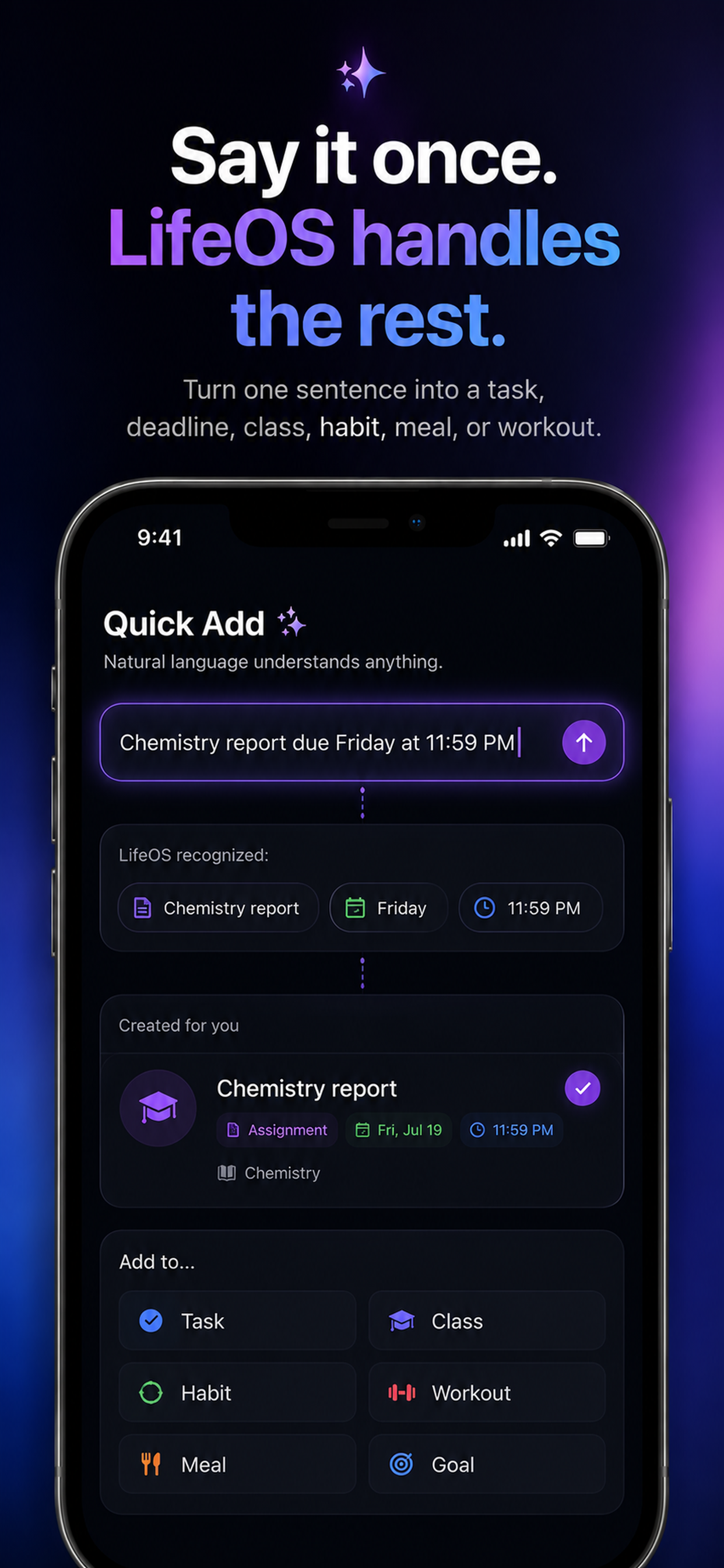 LifeOS: AI Life Manager screenshot 2