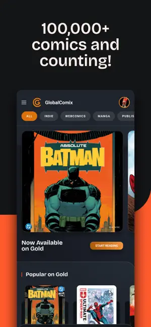 GlobalComix: Comics and Manga screenshot 1