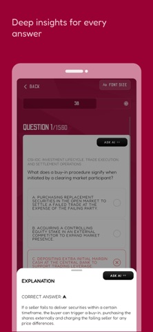 CISI Securities Prep: with AI screenshot