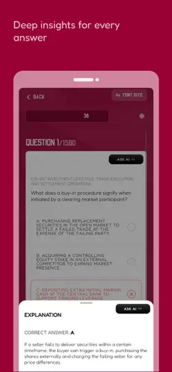 CISI Securities Prep: With AI iPhone Screenshot 4