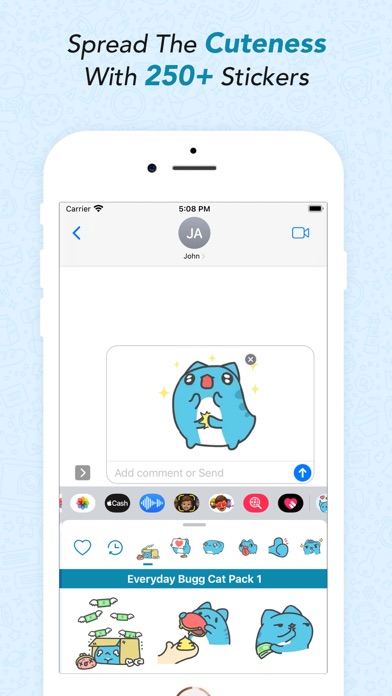 Screenshot 1 of Everyday Bugg Cat App