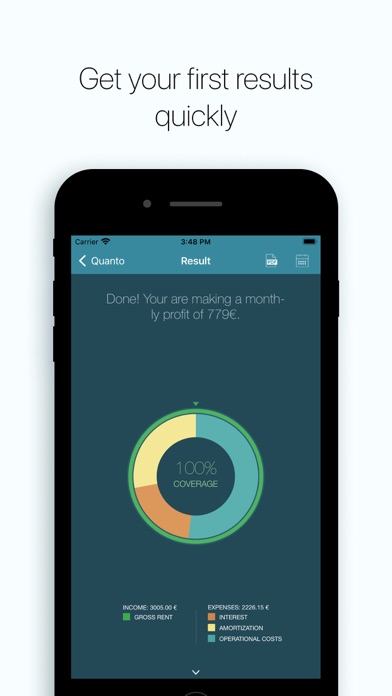 Quanto - Home loan calculator Screenshot