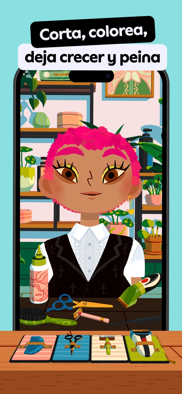 Toca Boca Hair Salon 4 iOS Mod IPA screenshot 2 - iOS app interface