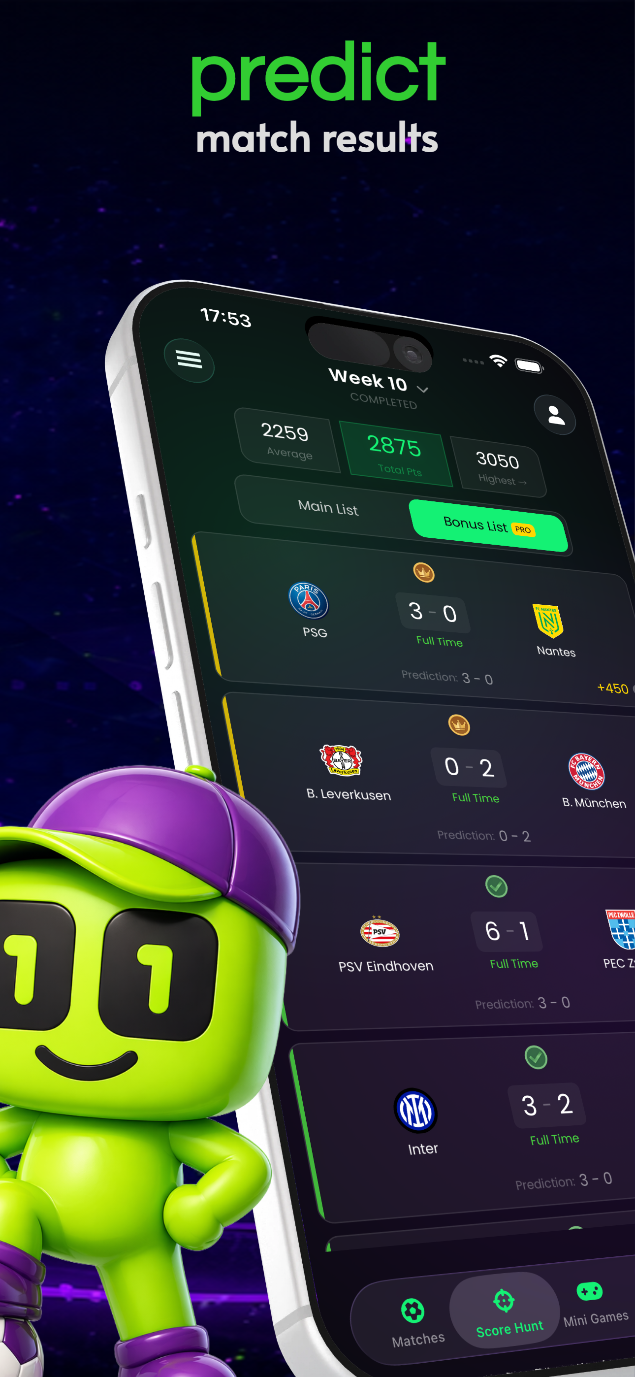 Score Hunter: Prediction Game screenshot 3
