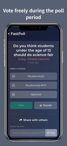FastPoll - Live Poll Platform screenshot