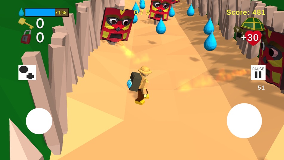 #9. Obeebok Lux: 3D Platformer Run (iOS) 由: Katarzyna Rog