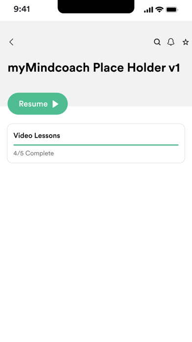 myMindcoach Screenshot