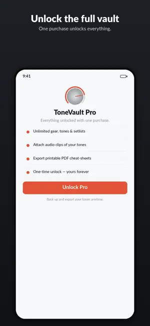 ToneVault - Tone Saver screenshot 2