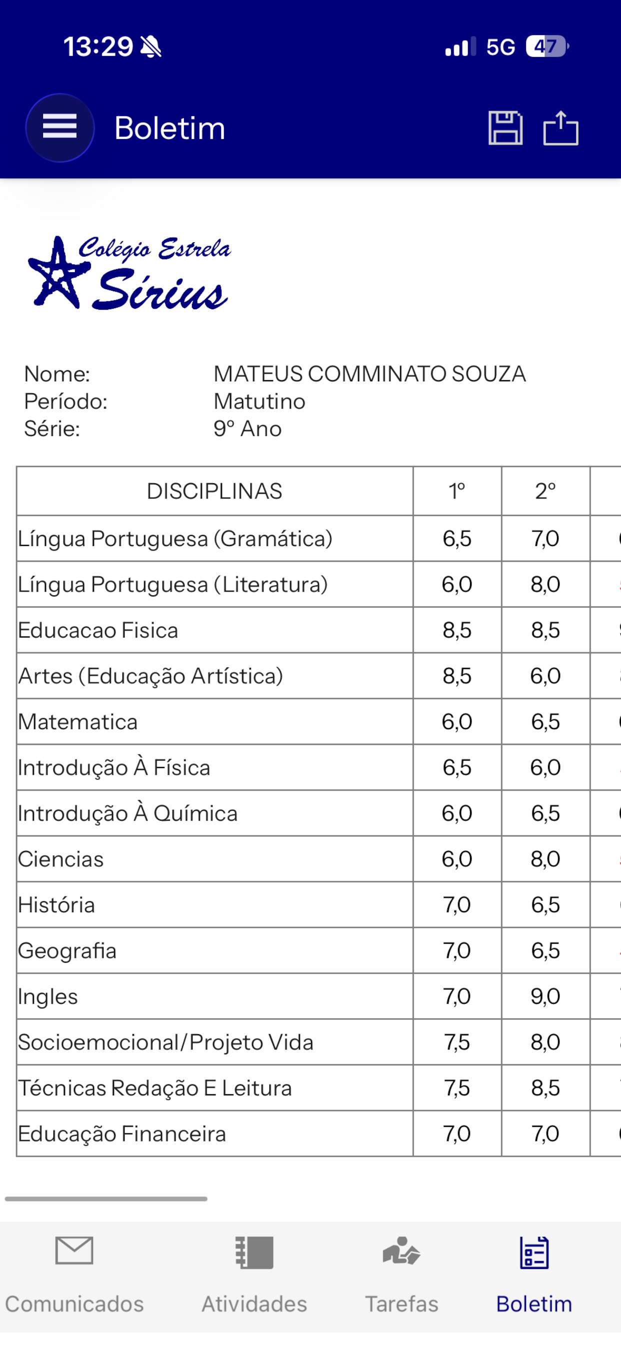 Agenda Sirius