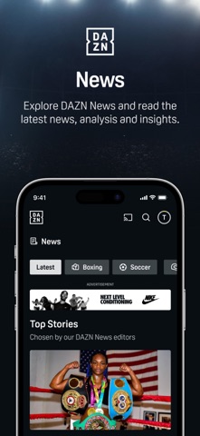 DAZN: Stream Live Sports App Store preview screenshot 7
