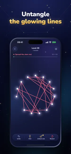 Asterlume: Untangle Puzzle screenshot 2