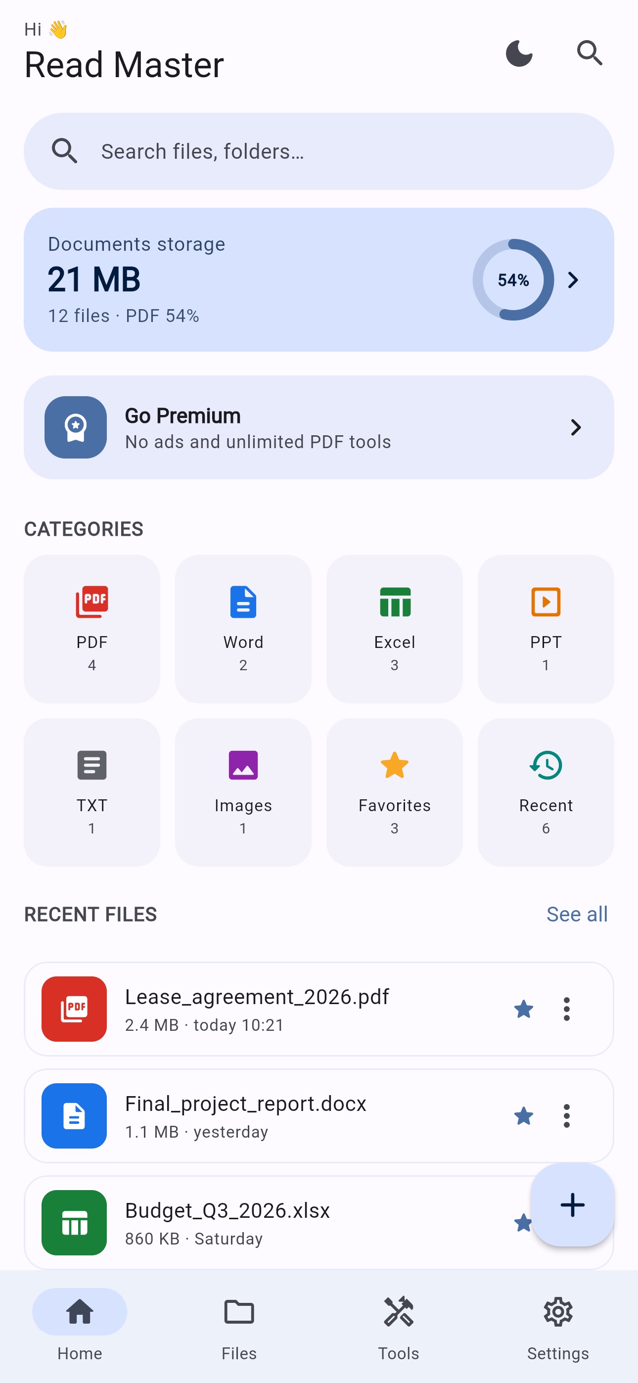 Screenshot 1 of Read Master: PDF, P7M, Docs