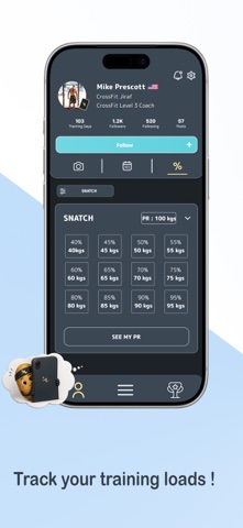 InMyWod: Workout video tracker iPhone screenshot