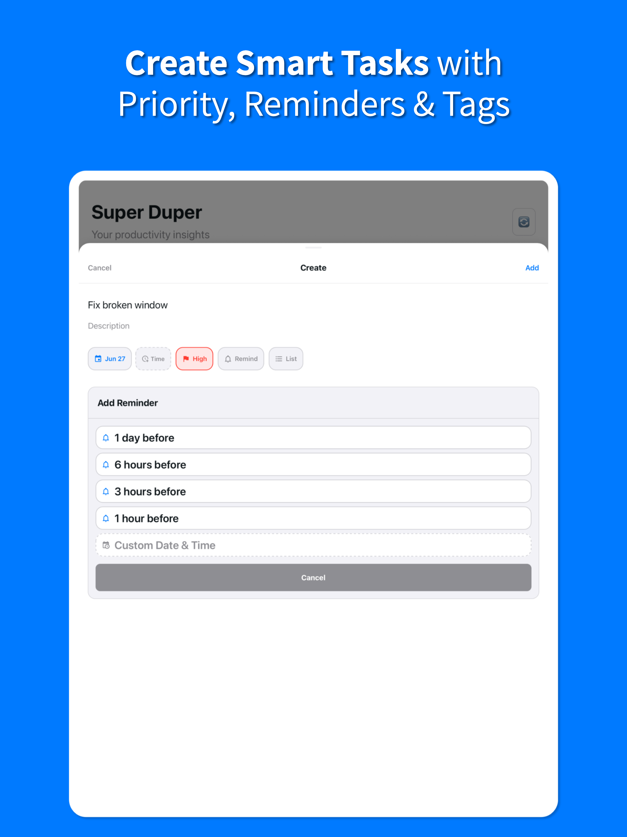 Super Duper - Todos & Lists screenshot 5