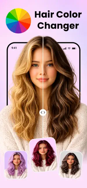 AI Hairstyle Try On : Hairvia screenshot 2