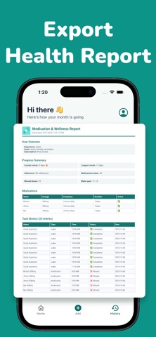 Pill Reminder - Cura iPhone screenshot