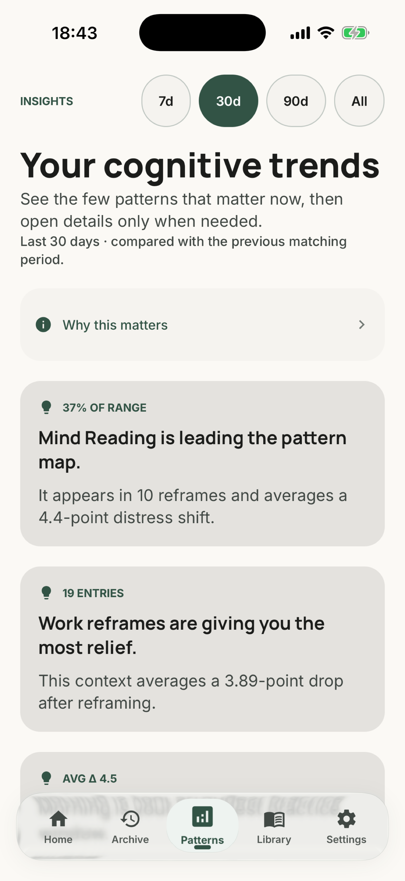 Relief - CBT Reframing Tool screenshot 2