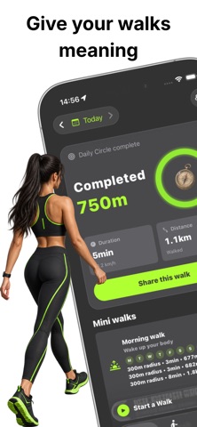 Walk tracker: Stepooo Screenshot 1 of 9