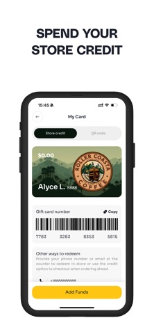 Roller Coasta Coffee iPhone screenshot