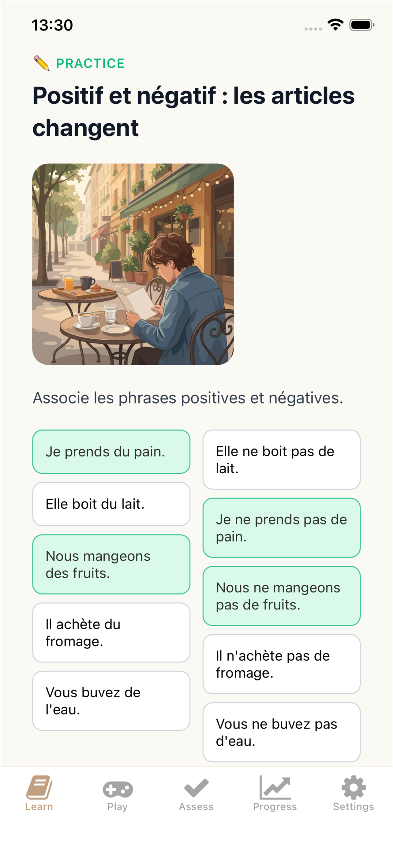 Flamingua: A1 French & German screenshot 6