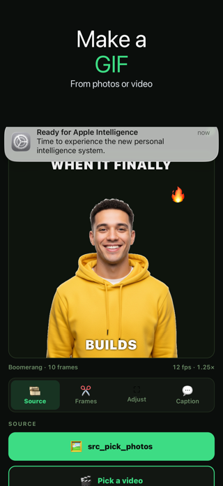 GIF Maker & Editor Studio Screenshot 1 of 3