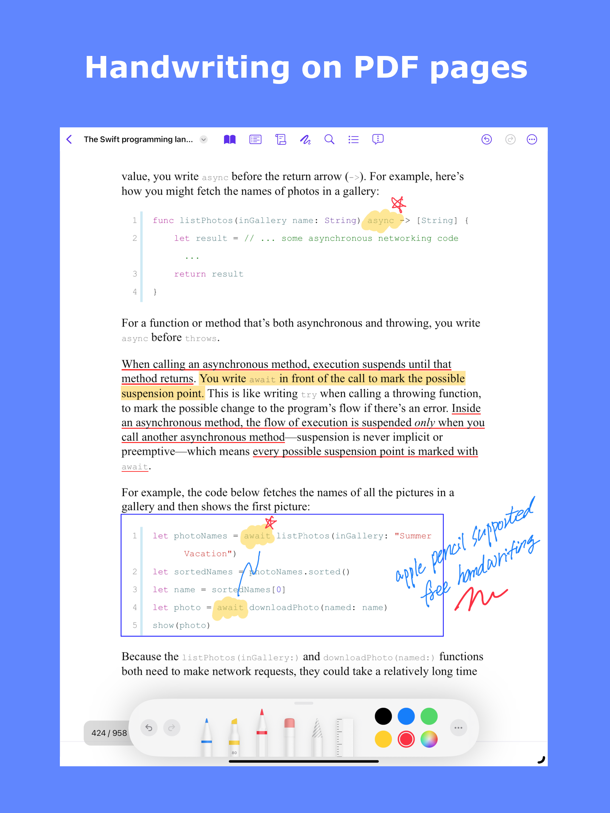 Reader's Bench: PDF & Notes