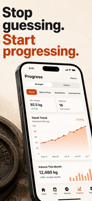Fitness Workout Tracker Screenshot 1 of 4
