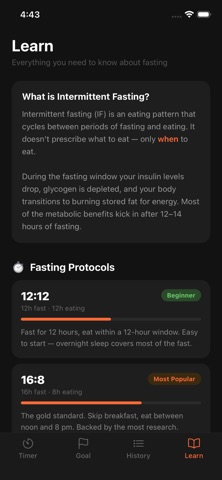 Zimple Fasting Tracker Screenshot 1 of 5