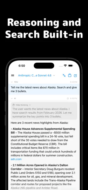 Cumbersome: AI LLM API Client screenshot 7