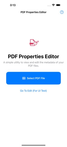 PdfPropertiesEditor Screenshot 1 of 2