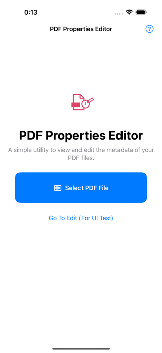 PdfPropertiesEditor Screenshot 1 of 2