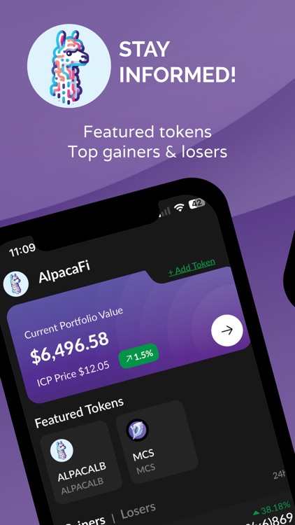 AlpacaFi - ICP Listings