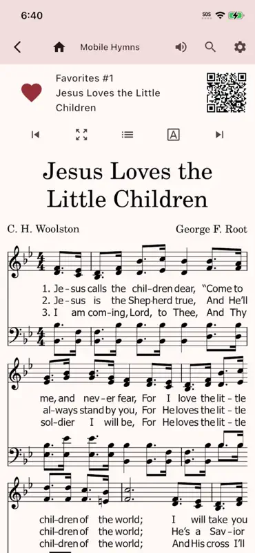 Mobile Hymns Sheet Music screenshot 2 of 10