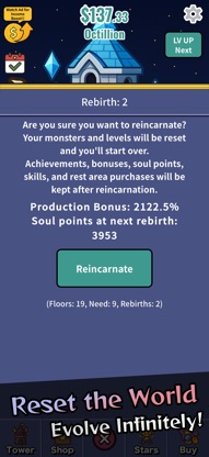 Idle Demon Tower: Monster RPG screenshot 5