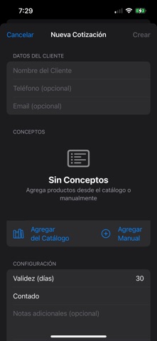 Cotiza Pro Screenshot 8 of 10