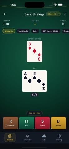 Bankroll: Blackjack Practice Screenshot 7 of 10