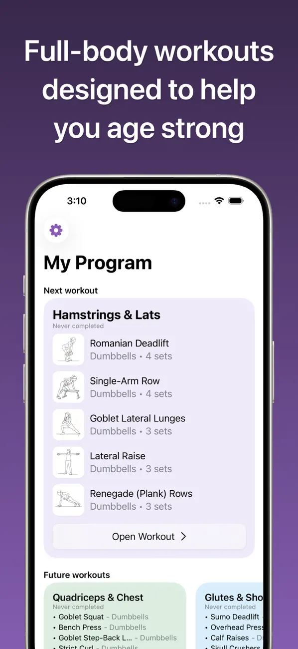 #5. Fortify Strength Training Plan (iOS) Göre: Tiny Ideas Pty Ltd