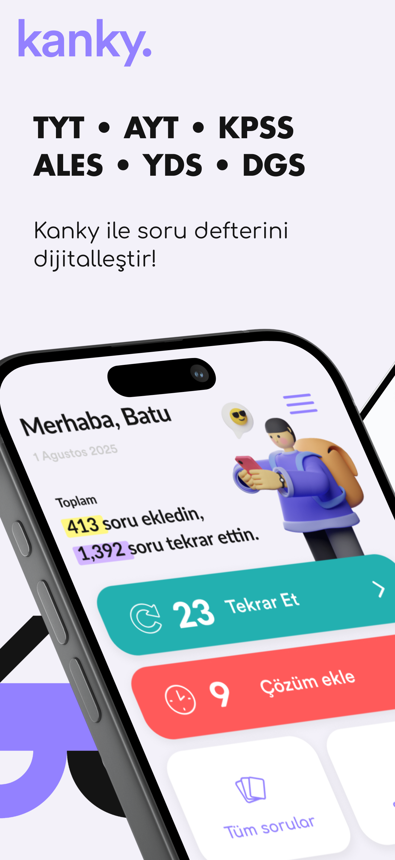 YKS LGS KPSS YDS ALES - Kanky