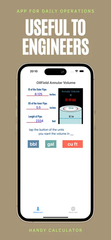 Annular Volume Calculator screenshot 1 of 2